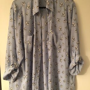 Frenchie button up - nwot